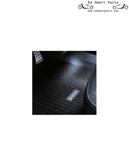 Alfombrillas originales OEM acanaladas, juego de 2 - Smart fortwo 451