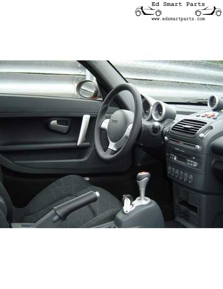 Smart Roadster Brabus 452 interior door handle flow silver left or right side