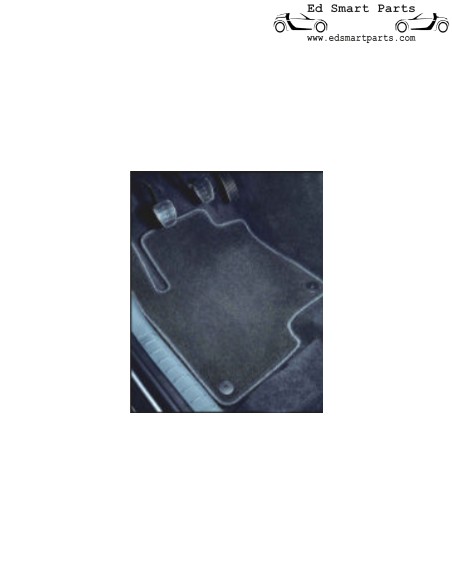 Tapis de sol d'origine Smart Forfour 454 - Standard (LHD / RHD)