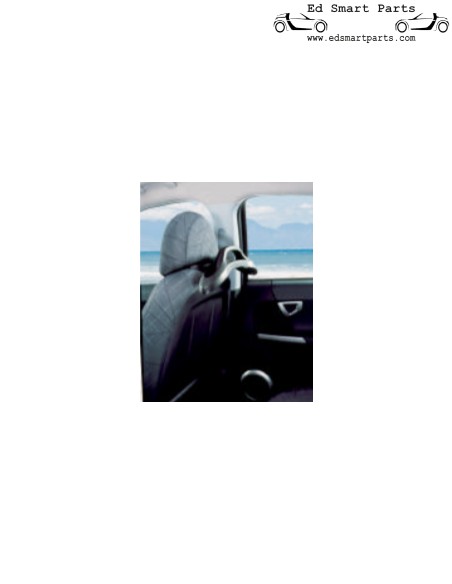 Percha para Smart Forfour 454 con fijación a presión
