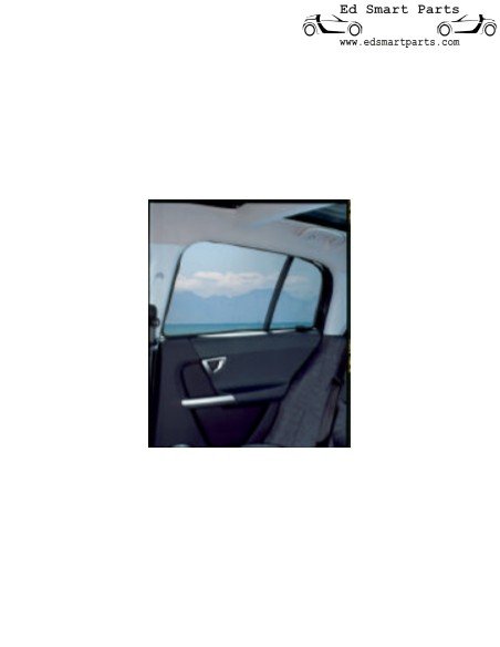 Parasol para ventanillas traseras de pasajeros Smart Forfour 454 1 juego