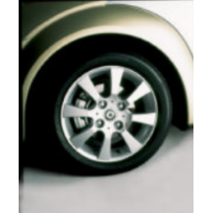 Smart Forfour454 Roda de liga leve 15'' - 'cruiseline' para pneus 195/50R15