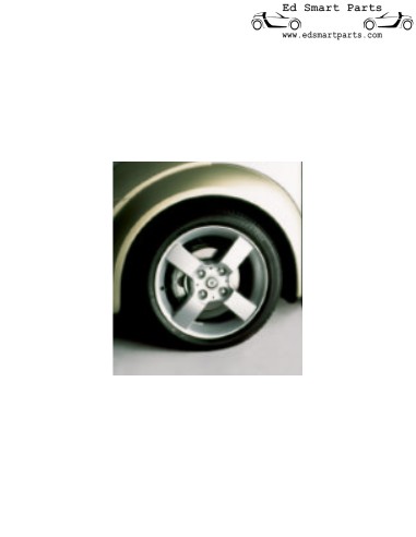 Smart Forfour454 Roda de liga leve 16'' - 'strokeline' para pneus 205/45R16