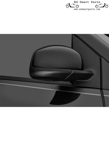Originele Smart Fortwo Forfour 453 BRABUS CARBON Effect Spiegelkappen
