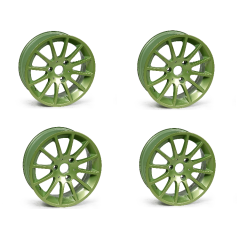 Conjunto de rodas exclusivas Smart Fortwo 451 Light-Alloy-12 Spoke de 15 polegadas