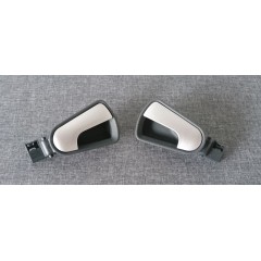 Used Smart Roadster Brabus 452 interior door handle set flow silver left and right side