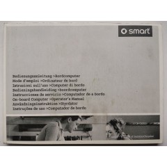 Usato Manuale d'uso Smart Roadster Trip Computer di bordo multilingua