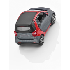 Norev Smart 453 Fortwo Cabrio A453 Model Car 1:43 Red/Grey 2