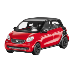 smart forfour 453 1:87 Nero/Rosso cadmio