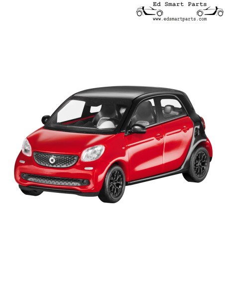 smart forfour 453 1:87 Nero/Rosso cadmio