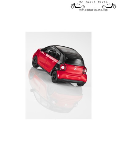 smart forfour 453 1:87 Schwarz/Cadmiumrot