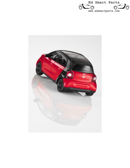 smart forfour 453 1:87 Black/cadmium Red