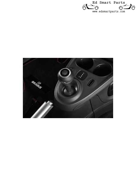 Smart Fortwo Forfour Brabus 453 Manopla de câmbio seletora de marchas