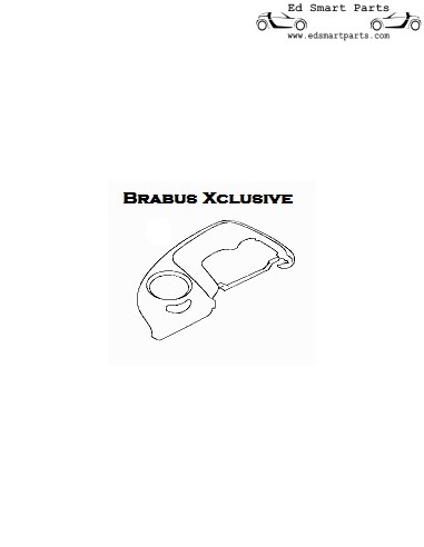 Nuovo Smart Roadster Brabus Xclusive cockpit in pelle PAD SEDILE DEL CONDUCENTE (solo per LHD)