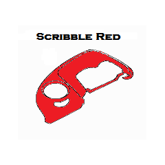 Nuovo sedile conducente Smart Roadster PAD scribble red LHD o RHD