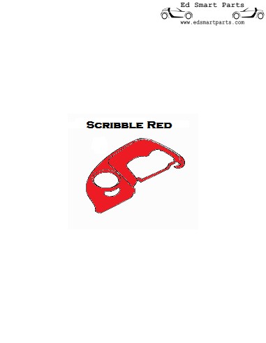 New Smart Roadster PAD DRIVER'S SEAT scribble red LHD or RHD