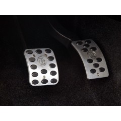 Pedales deportivos de aluminio Smart Roadster Brabus 452 en cromo cepillado