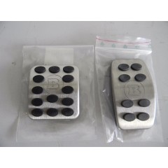Smart Roadster Brabus 452 aluminium sport pedals brushed chrome plug and play