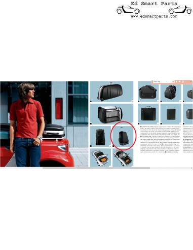 Originele Smart Roadster Rugzaktrolley uit de smartware collectie van 2006