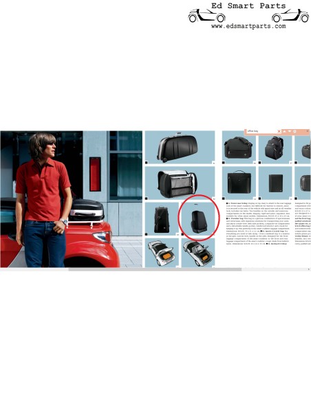Véritable sac à dos à roulettes Smart Roadster de la collection Smartware de 2006