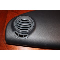 Funda de cuero para airbag de pasajero Smart Roadster RHD CUERO AZUL-NEGRO 2