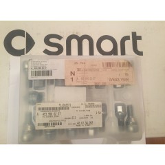 OEM smart Fortwo Forfour 453 anti-theft protection for wheels, set of 4 , LOCKABLE WHEEL BOLT 2