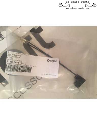Original Smart H7 Lampenfassung Stecker mit Kabel passend für smart fortwo 451 forfour 454 und roadster 452
