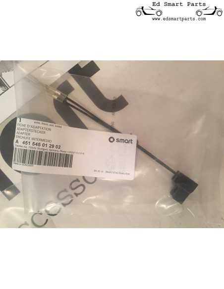 Genuine Smart H7 Bulb holder connector with cable suitable for smart fortwo 451 forfour 454 and roadster 452