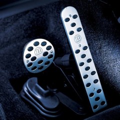 Smart Fortwo 450 aluminium sport pedals chrome aluminium 2