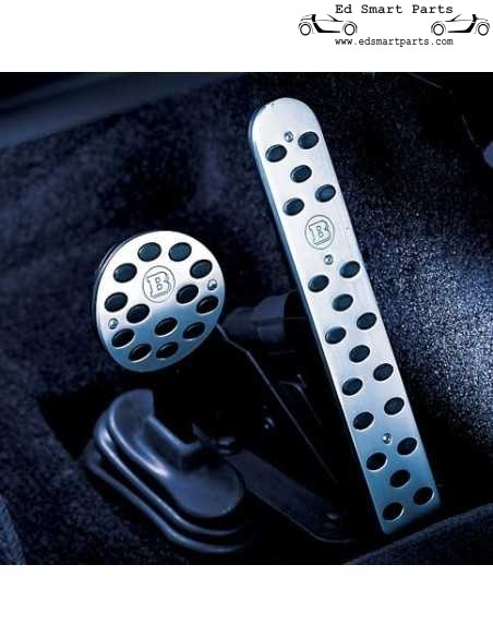 Smart Fortwo 450 aluminium sportpedalen chroom aluminium