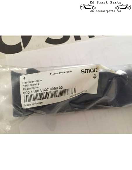 OEM Smart ForTwo 450 Radiofach Zierleiste blau