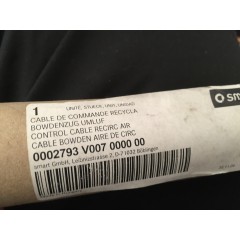 New Smart Fortwo 450 bowden cable recirculation air LENGTH: 765 MM 2