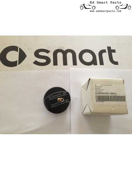 Prueba de presión del cárter del cigüeñal con tapón adaptador original para motores Smart Fortwo 450 y Roadster 452