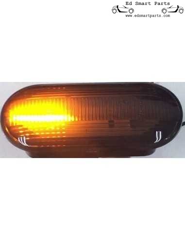 Nieuwe Smart ForTwo 453 Dynamische LED-zijrichtingaanwijzers met knipperlichtpaar, rook of heldere lens