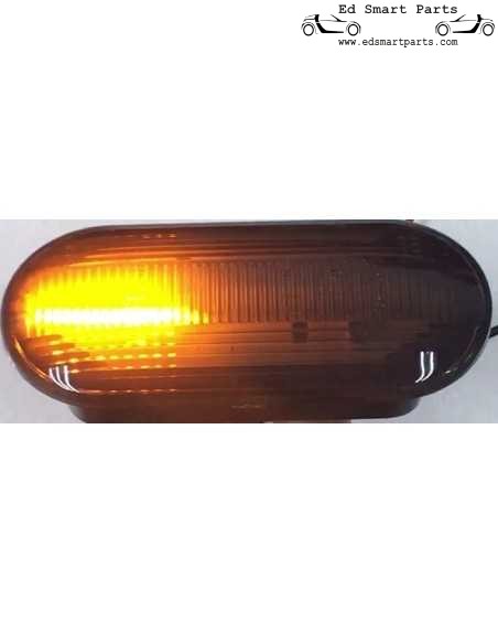 Nuovo Smart ForTwo 453 Dynamic LED Side Indicators coppia di indicatori di direzione ripetitori lenti fumé o trasparenti