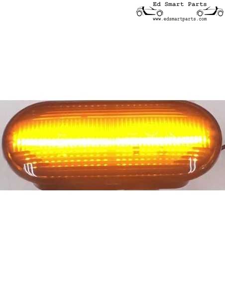 Nuovo Smart ForTwo 453 Dynamic LED Side Indicators coppia di indicatori di direzione ripetitori lenti fumé o trasparenti