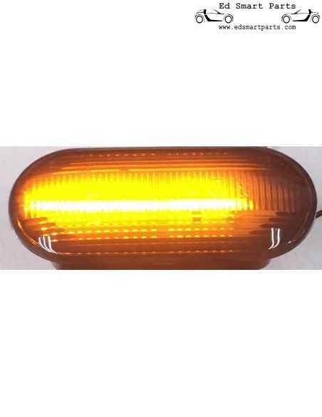 Nouvelle paire de clignotants latéraux à LED dynamiques Smart ForTwo 453 avec lentille fumée ou transparente