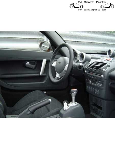 Gebruikte Smart Roadster Brabus 452 binnendeurhendelset flow zilver links en rechts