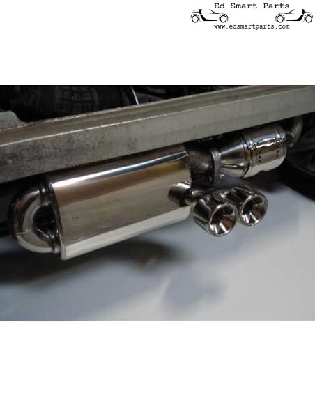 Original S-Mann Auspuff „S-Flow“ Center Twin