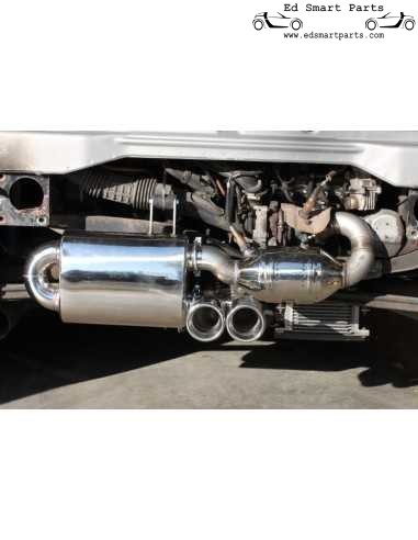 Original S-Mann Auspuff „S-Flow“ Center Twin