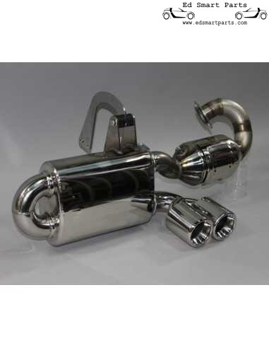 Original S-Mann Auspuff „S-Flow“ Center Twin