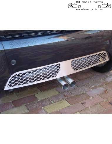 Faldón trasero de acero inoxidable original S-Mann ForTwo 450