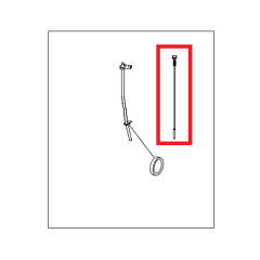 Vareta de nível de óleo do motor para Smart Fortwo 450 e Roadster 452