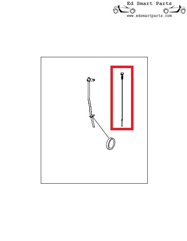 Vareta de nível de óleo do motor para Smart Fortwo 450 e Roadster 452