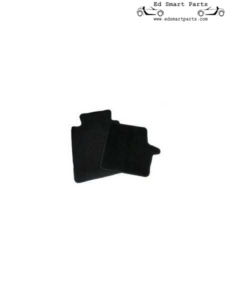 OEM STANDAARD ZWARTE vloermatten, set van 2 - Smart fortwo 450