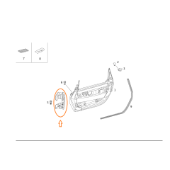 Nueva bisagra de puerta para Smart Roadster, lado derecho o izquierdo