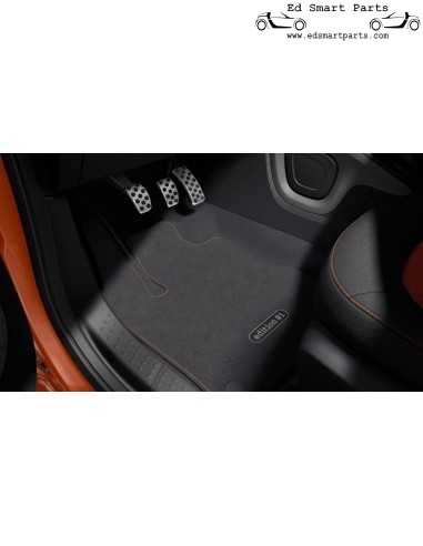 Smart FORTWO FORFOUR 453 Velours-Fußmatten vorn Edition 1 LHD