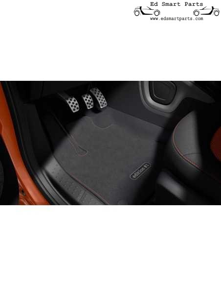 Smart FORTWO FORFOUR 453 Velours-Fußmatten vorn Edition 1 LHD