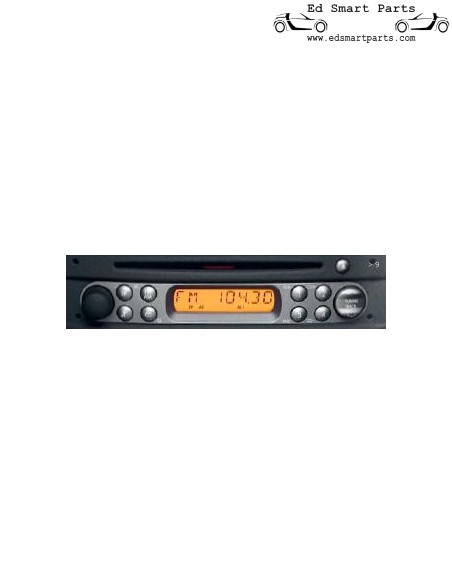 Nouvelle Smart Roadster Radio CD Five de Grundig