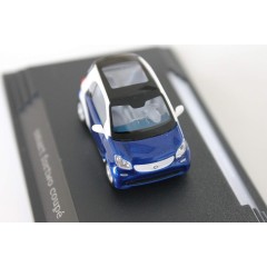 Busch Smart 453 Fortwo Coupe blanco/azul medianoche Modelo de coche 1:87